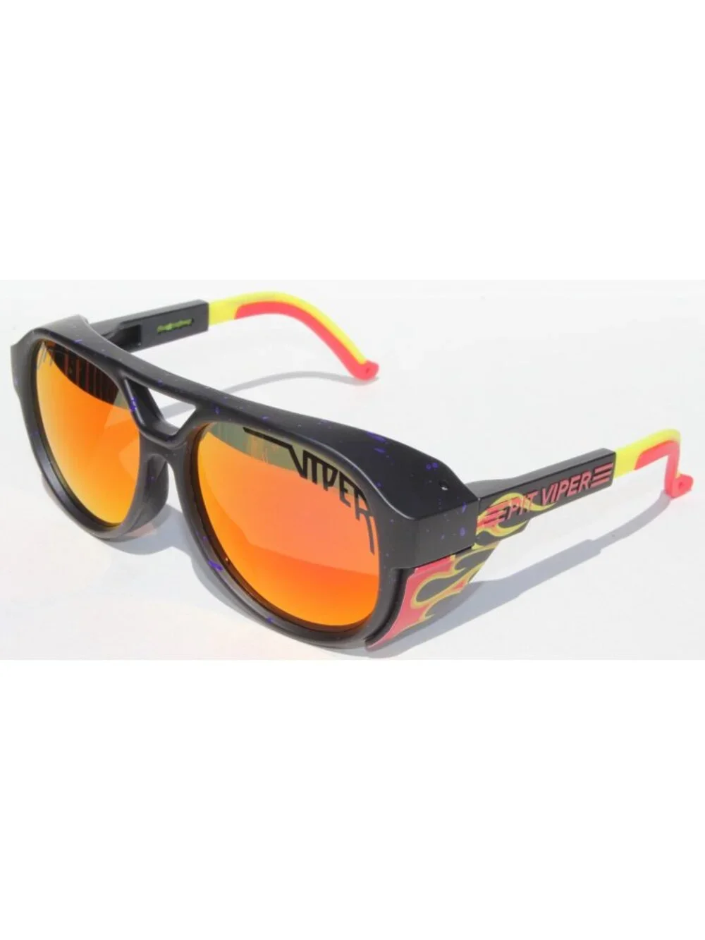 PIT VIPER The Combustion Exciters POLARIZED Sunglasses Flames ANSI Z87+ NEW